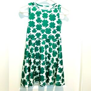 Girls’ Lucky Shamrock St Patrick’s Day Irish Dress Sz medium